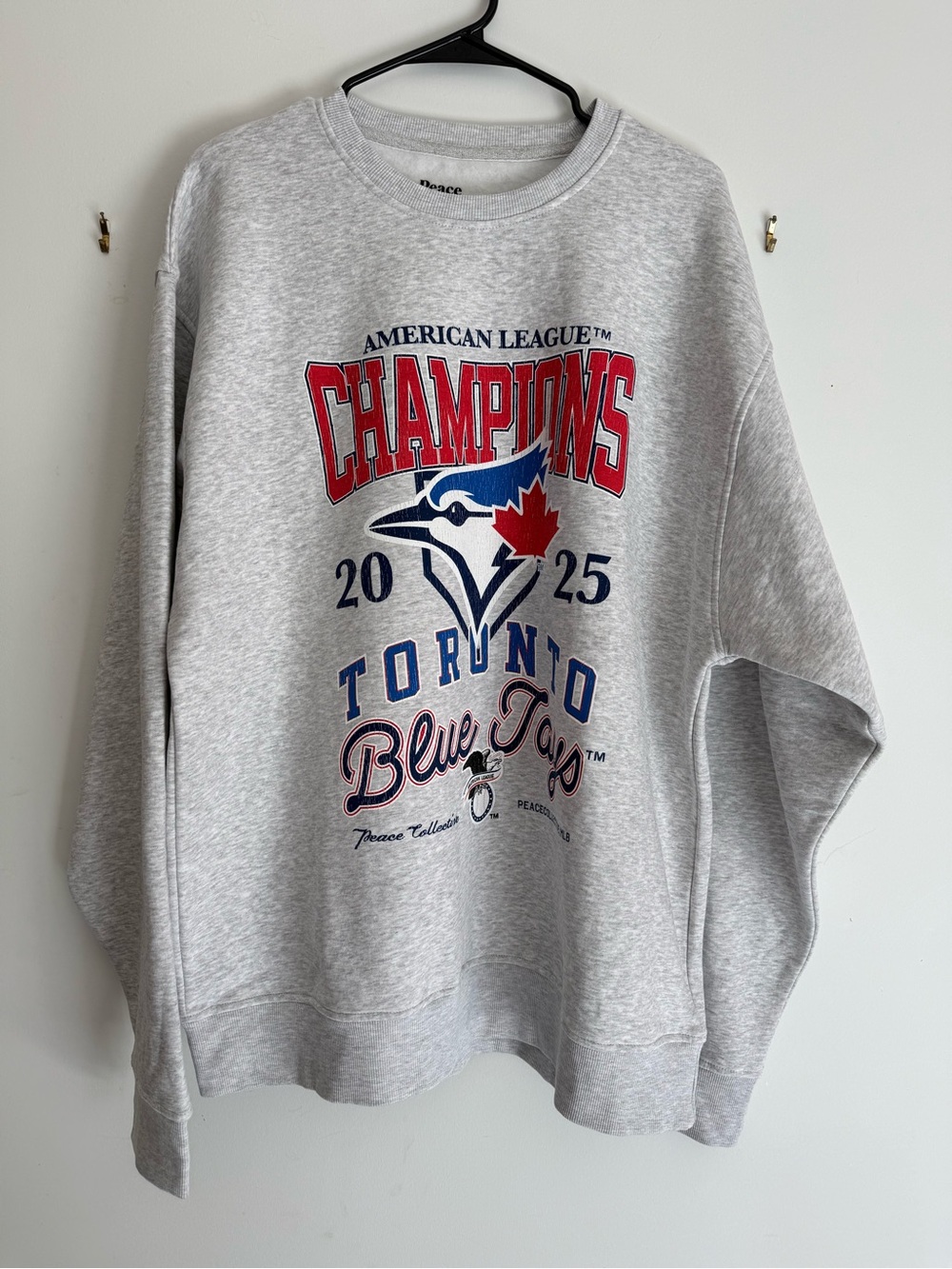 Toronto Blue Jays Grey 'Champions' Crewneck Sweatshirt